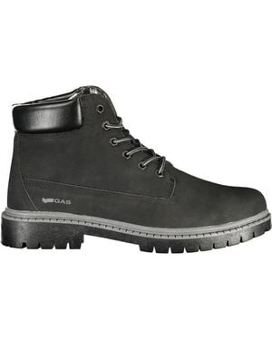 Gas Black Polyurethane Uomo Stivaletti