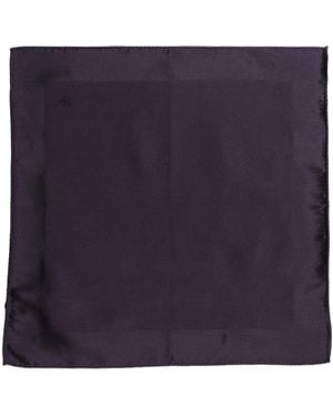 Dolce & Gabbana Men Purple Square Handerkerchief Pocket Scarf - Blue