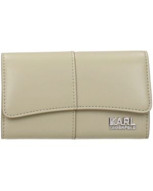 KARL LAGERFELD Kore Wallet Polyurethane/Tea - Natural