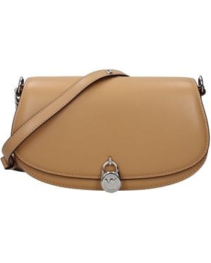 Michael Kors Brown Leather Shoulder Bags