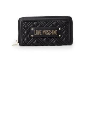 Love Moschino Bicolour Polyethylene Wallet - Black