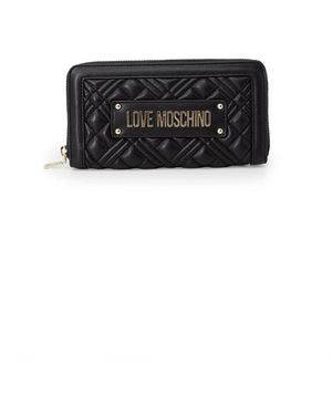 Love Moschino Bicolor Polyethylene Wallet - Black