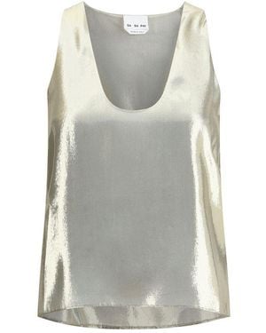Sa Su Phi Sleevless Top - Gray