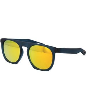 Nike Blue Plastic Sunglasses - Yellow