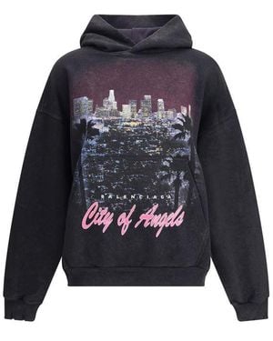 Balenciaga City Of Angels Hoodie - Blue