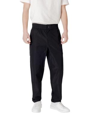 Calvin Klein Polyester Casual Trousers - Black