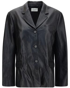 Magda Butrym Black Lambskin Blazer
