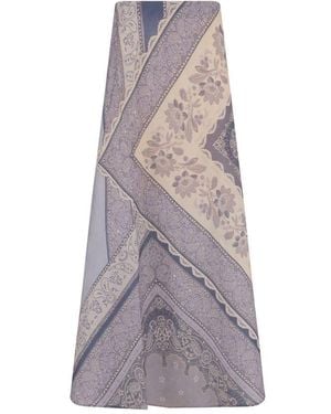 Zimmermann Lucky Midi Skirt - Gray