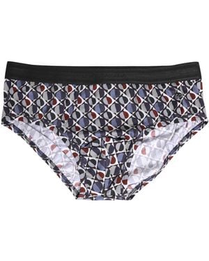 Dolce & Gabbana Multicolour Patterned Men Brando Brief Underwear - White