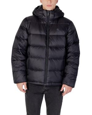 Calvin Klein Black Polyamide Coat