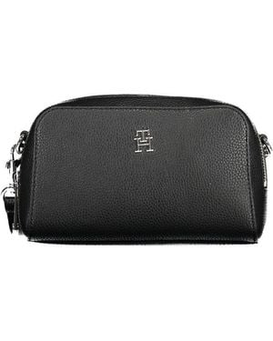 Tommy Hilfiger Poliuretano Shoulder Bag - Black