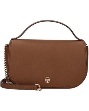 Tory Burch Brown Leather Handbag
