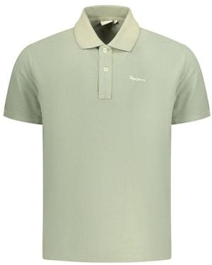 Pepe Jeans Verde Cotton Men's Polo Shirt - Green