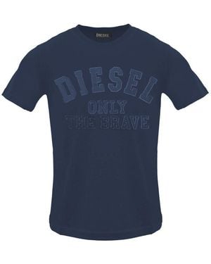 DIESEL Blue Cotton T