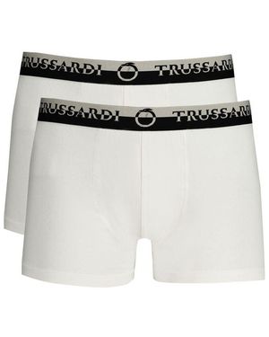 Trussardi White Cotton Underwear