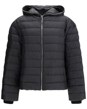 Moncler Black Polyester Coat