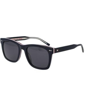Tommy Hilfiger Blue Men Sunglasses - Black