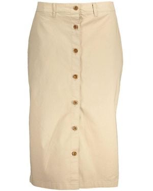 GANT Cotton Skirt - Natural