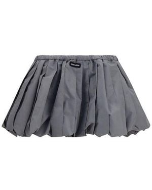 Miu Miu Balloon Mini Skirt - Grey