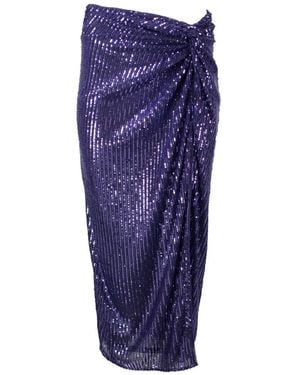 Pinko Polyester Skirt - Blue