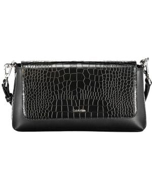 Calvin Klein Black Polyurethane Handbag