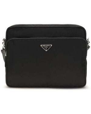 Prada Black Recycled Polyamide Shoulder Bag