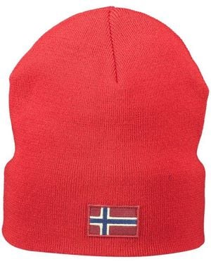 Napapijri Red Marabou Hats & Cap