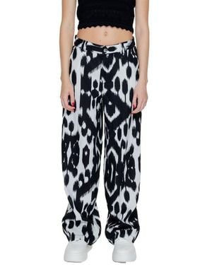 Street One Black Linen Jeans & Pant