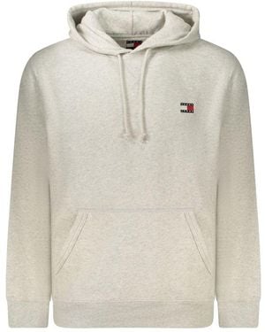 Tommy Hilfiger Gray Cotton Sweatshirt - White