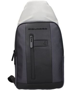 Piquadro Grey Fabric Backpack