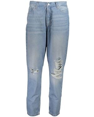 Calvin Klein Light Blue Cotton Jeans