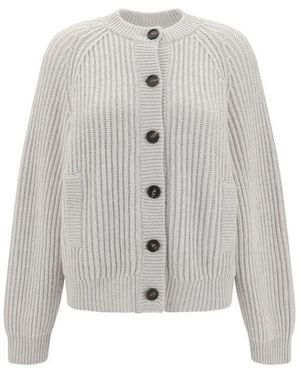 Brunello Cucinelli Cashmere Cardigan - Grey