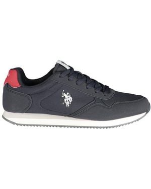 U.S. POLO ASSN. Blue Polyurethane Men's Trainer