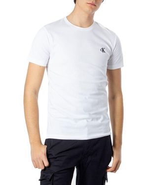 Calvin Klein Jeans Ck Essential Slim Tee T-shirt - White