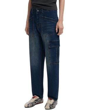 Desigual Blue Cotton Boyfriend Jeans