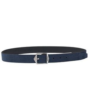 Antony Morato Blue Leather Regular Belt