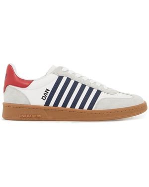 DSquared² Boxer Panelled Trainers - White