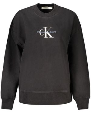Calvin Klein Black Cotton Jumper
