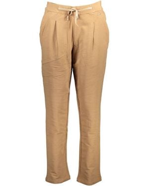U.S. POLO ASSN. Brown Cotton Pant - Natural