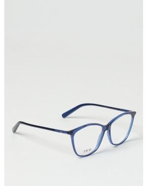 Dior Blue Plastic Glasses Frame - White