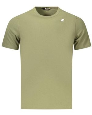 K-Way Green Cotton Men's T-shirt - S