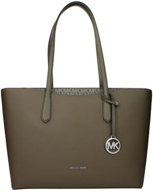 Michael Kors Fabric Shoulder Bag - Green