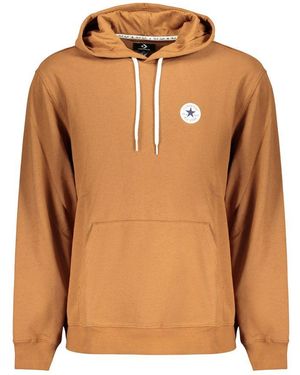 Converse Brown Cotton Male Sweatshirt - Orange