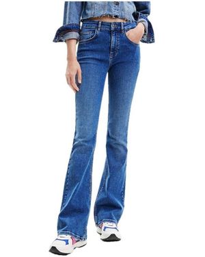 Desigual Blue Cotton Jeans & Pant