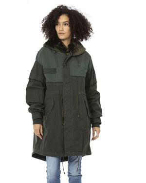 MR & MRS Green Cotton Parka