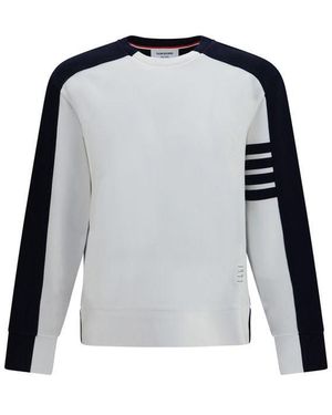 Thom Browne Multicolor Cotton Sweatshirt - Black