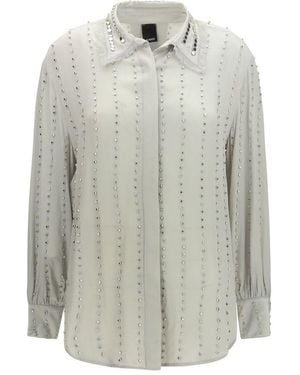 Pinko Viscose Pattern Shirt - Grey
