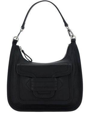 Pierre Hardy Black Calf Leather Bos Taurus Shoulder Bag