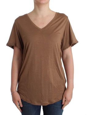 John Galliano Short Sleeve Top - Brown