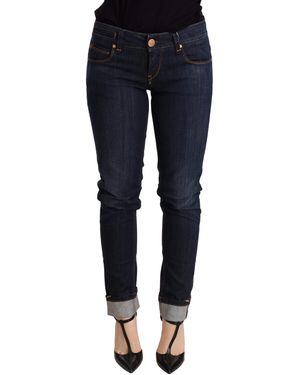Acht Chic Dark Skinny Jeans - Blue